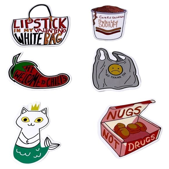 NWT Wool + Pepper Co. Sticker Pack (6 unique stickers) - Picture 1 of 1